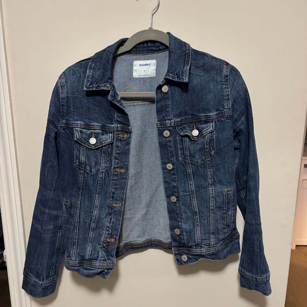 Old Navy Dark Wash Denim Jacket Size S